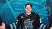 Get Loud Hockey GIF by San Jose Barracuda