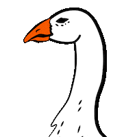 WorldOfWhispervale goose wen whispervale wen tge Sticker