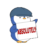 100 Percent Yes Sticker by Pudgy Penguins
