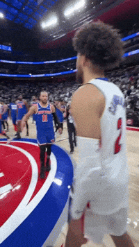 Nba Playoffs Handshake GIF by NBA