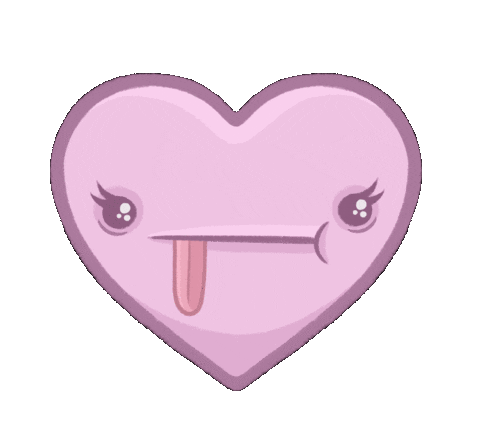 iuliamunteanu giphyupload heart pink lick Sticker
