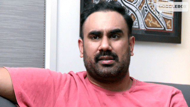 Hand Talking GIF by Gogglebox Australia