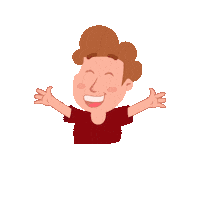 Happy Yesssss Sticker by Creative Hatti