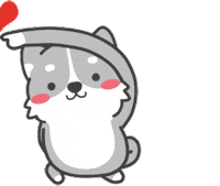 Shiba Inu Love Sticker