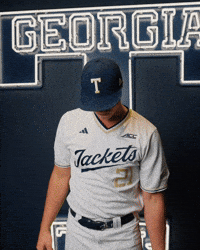Georgia Tech Baseball GIF by Georgia Tech Yellow Jackets
