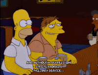 homer simpson drinking GIF