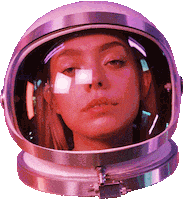 Space Astronaut Sticker by L Devine