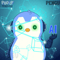 Artificial Intelligence Glitch GIF by Pudgy Penguins
