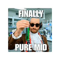 Not Bad In The Middle Sticker