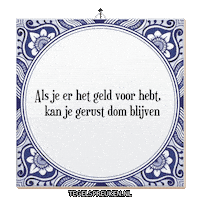 Humor Dom Sticker by Tegelspreuken.nl