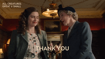 Tv Drama Thank You GIF by All Creatures Great And Small