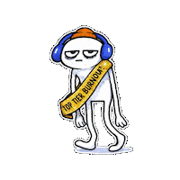 Tired Number One Sticker