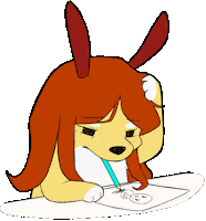 Dog Artist Sticker by dantlow