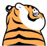 Tiger Notice Sticker by Bu2ma
