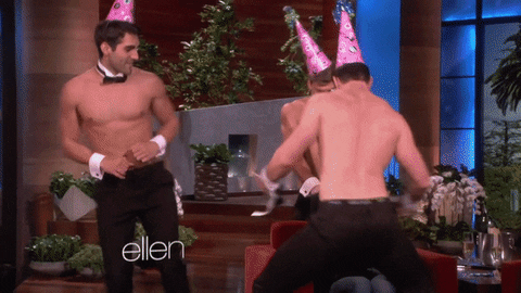 allison janney dancing GIF by Chippendales
