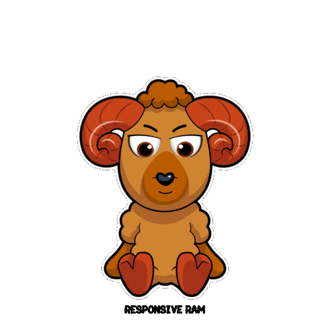 Character Ram Sticker by VeeFriends