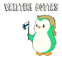 Penguin F1 Sticker by Abster