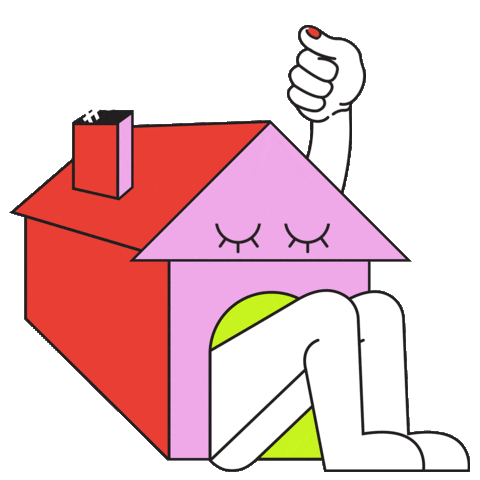 Stay Home Sticker by Refinery29