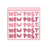 Pink Save Sticker