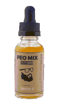 beard minoxidil Sticker by Fabron
