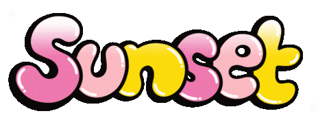 Sun Sunset Sticker by Natalie Michelle Watson