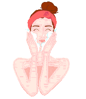 MD-Glowing beauty woman skincare pretty Sticker