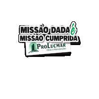 Prolucmar obras manutencao missao prolucmar Sticker