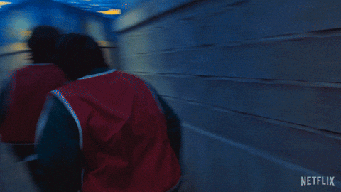 Hide And Seek Running GIF by NETFLIX