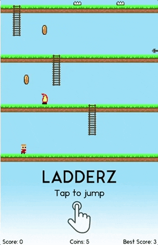 arcade ladders GIF by NakNick Game Studio