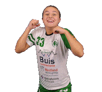 Quintushandball celebration goal cheer eredivisie Sticker
