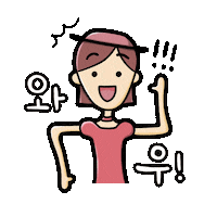 THDAMSHOES wow surprise 놀람 와우 Sticker