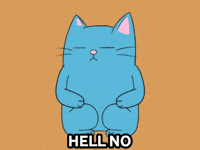 thenopecat reaction cat no mood GIF
