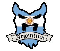 Argentina Beard Sticker by BEARDED VILLAINS