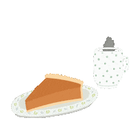 Tea Eating Sticker
