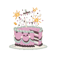 Birthday Cake Sticker by Festibox