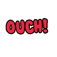 Ouch Sticker by State Insurance NZ