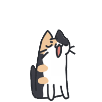Cat Singing Sticker by bunny_is_moving