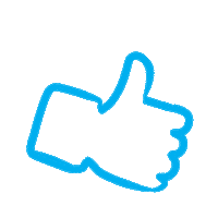Thumbs Up Sticker by Oliveira Comunicação