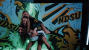 Volleyball Bison GIF by NDSU Athletics