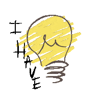 b_atrizborges idea lamp luz ideia Sticker
