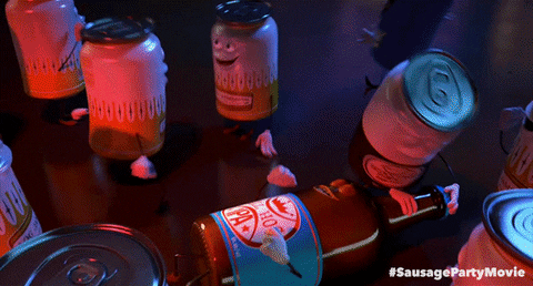 beer day GIF by Sausage Party 