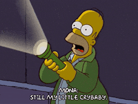 scared homer simpson GIF