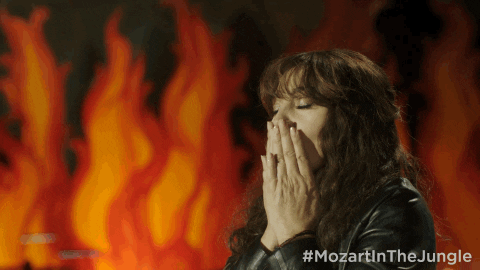 season 3 crying GIF by Mozart In The Jungle