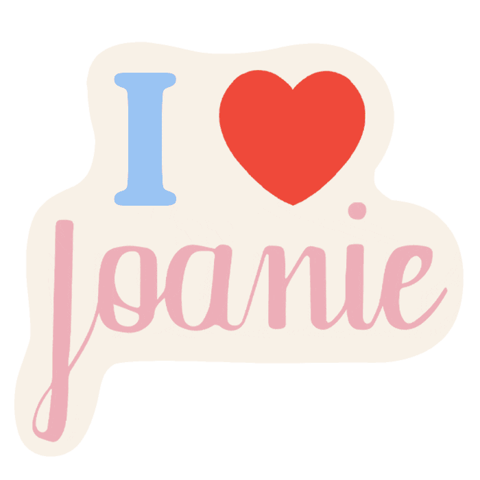Joaniegal Sticker by Joanie Clothing