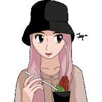 Collar Eating Sticker