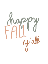 Happy Fall Sticker