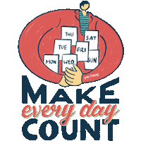 Day Sticker by ymi.today