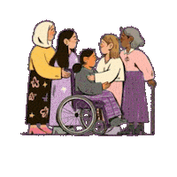 Humanrights Empowerwomen Sticker by Future by Design studio