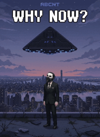 Ufo Skyline GIF by ABCNT