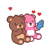 Teddy Bear Love Sticker by BEARISH